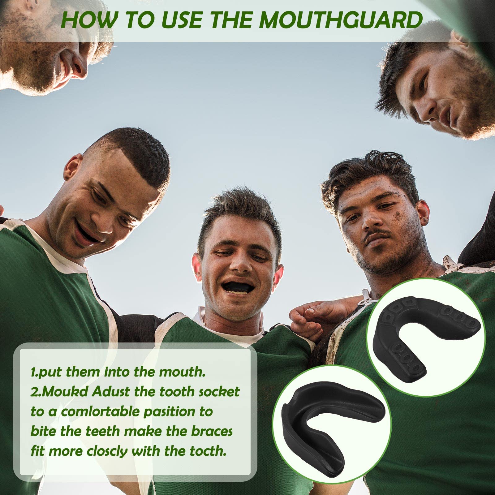 SUPSCH016 Sport Mouth Guards Mouthguard Gum Mouth Guard Teeth Armor