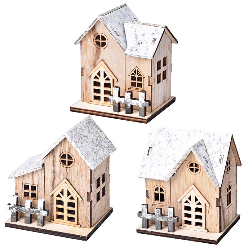 SUPSCH306 Table Centerpiece Christmas Village Houses Decoration