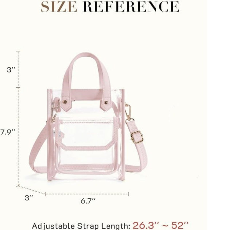 SUPSCH202 Kleine transparente Tasche