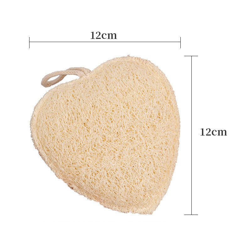 AS001 5 in 1 Natural Loofah Sponge Exfoliating Body Scrubber