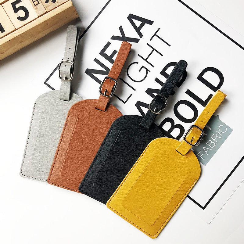 AS002 Luggage Tag Faux Leather for Suitcase