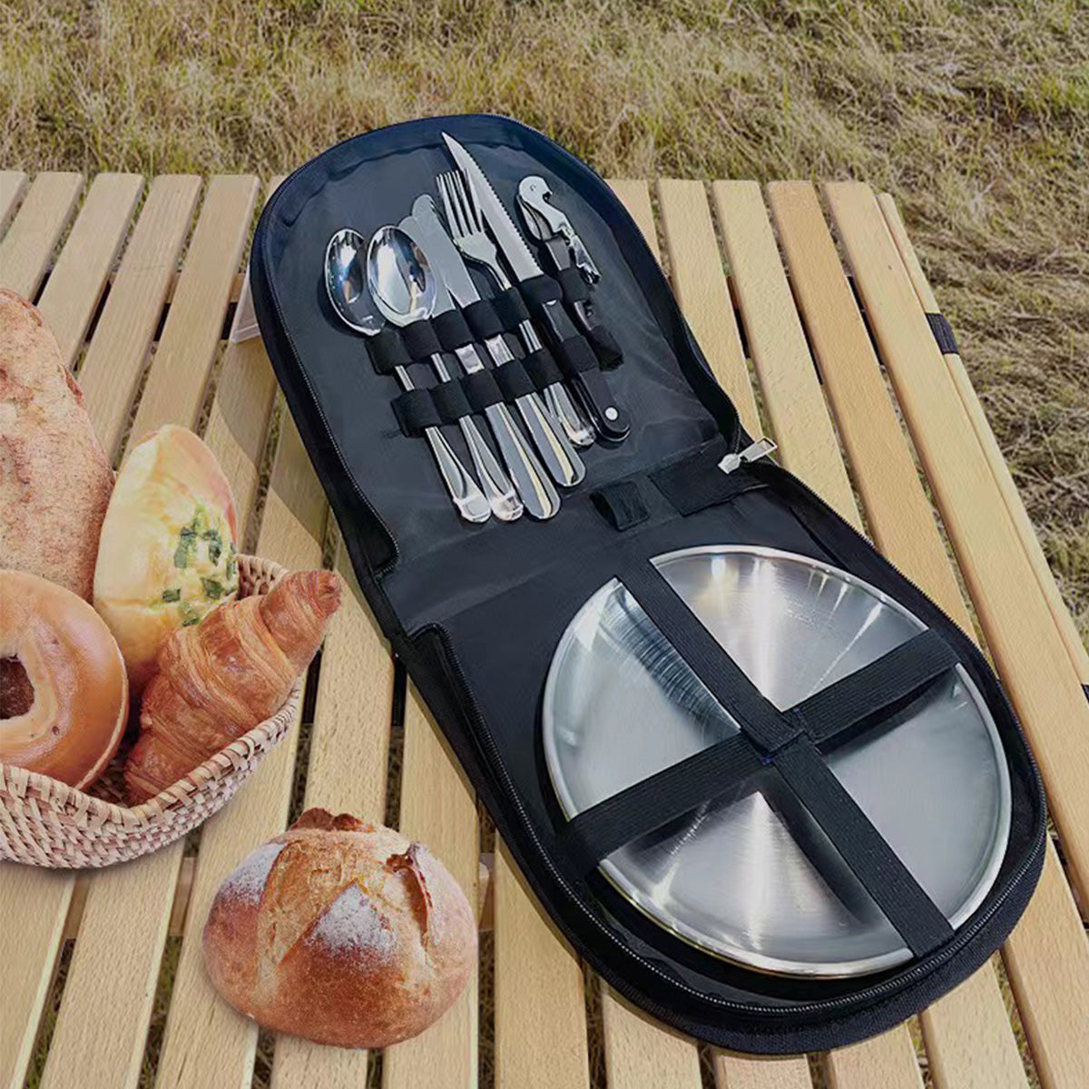 SUPSAS101 Picnic Eating Utensils Set