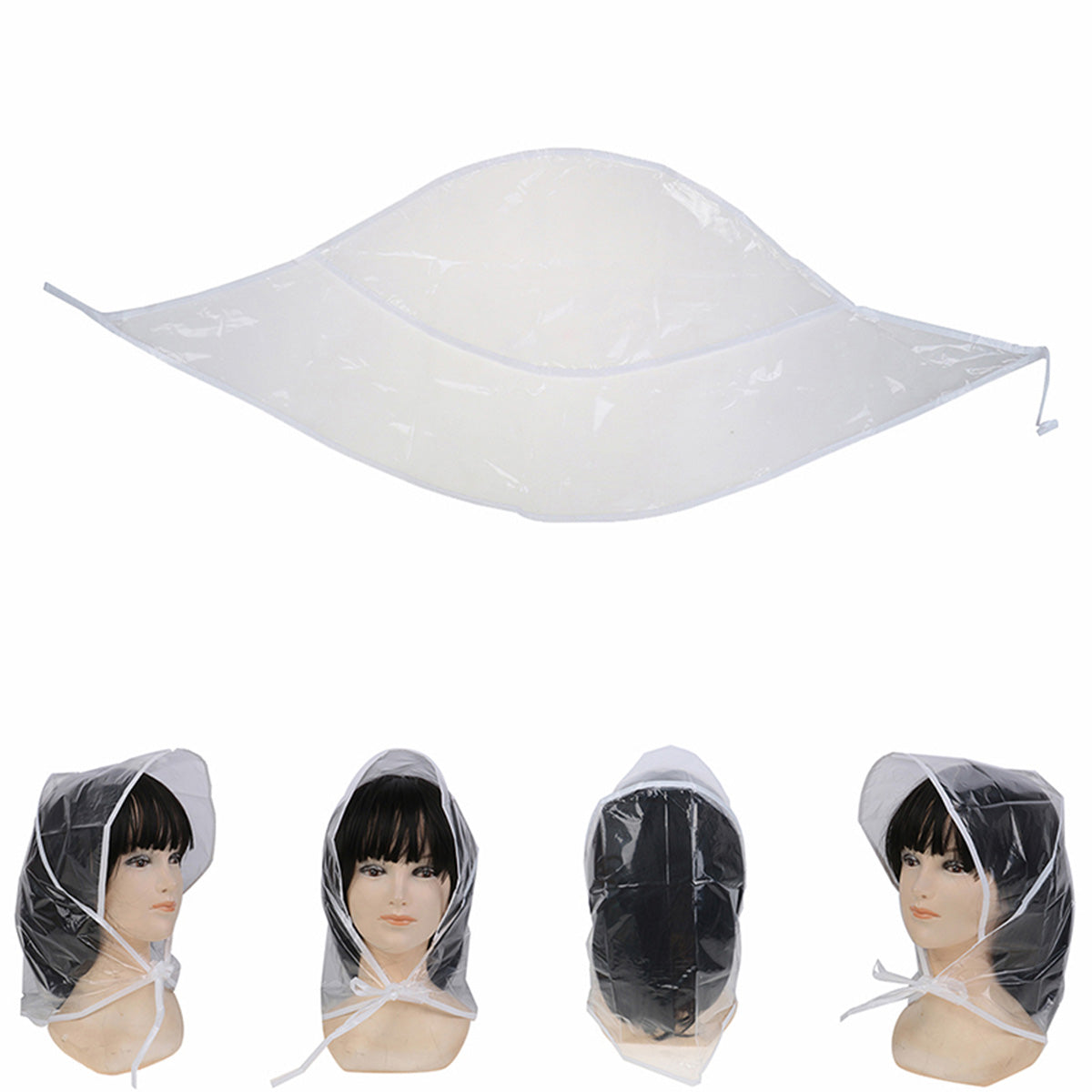 SUPSAS102 Waterproof Clear Rain Bonnet