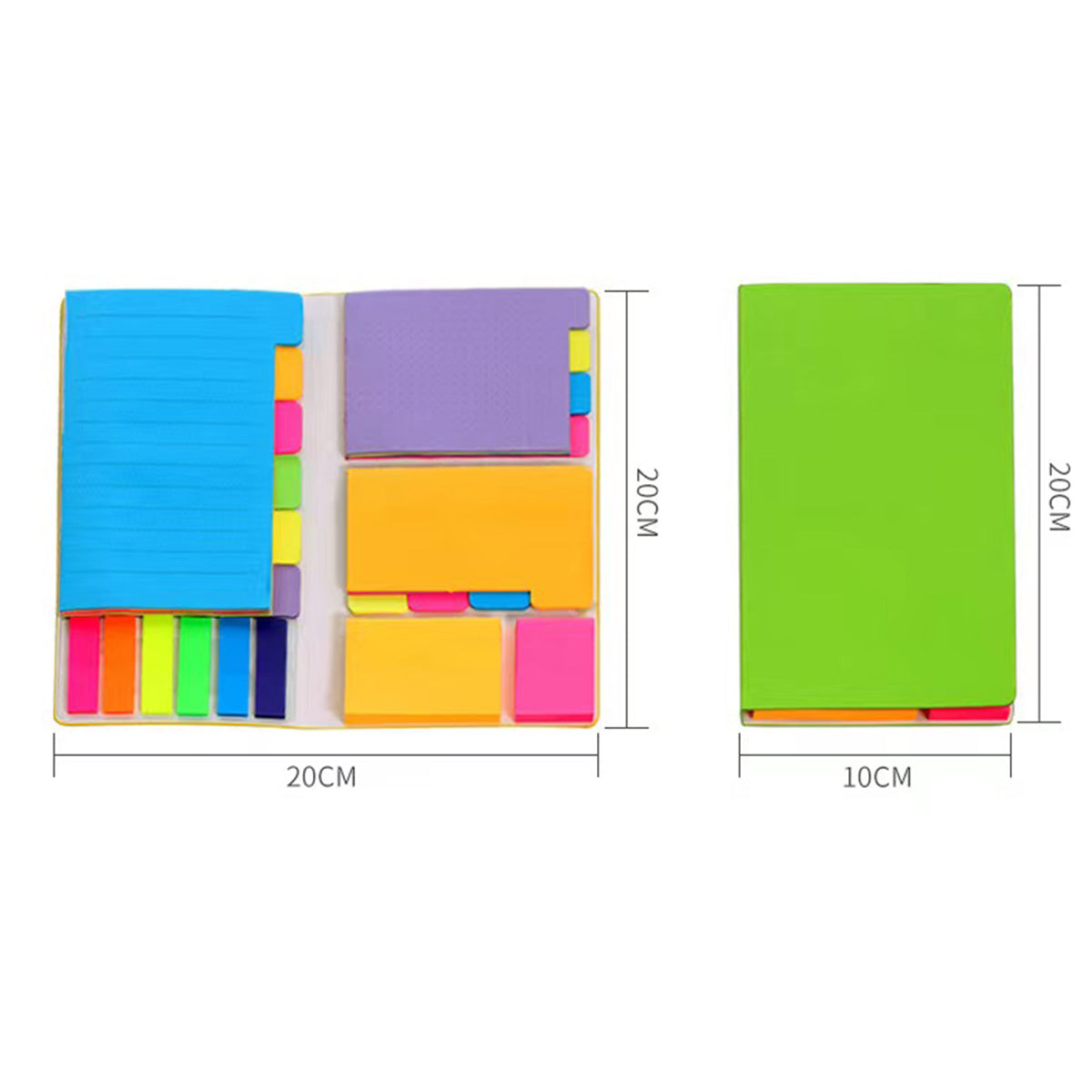 SUPSAS104 Spiral Sticky Notes Notebook