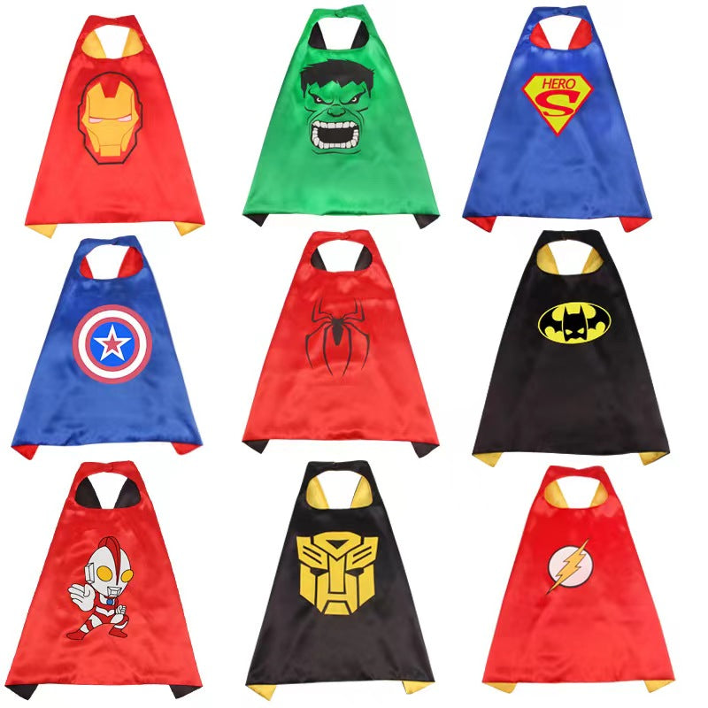 SUPSAS113 Superhero Double Side Cape