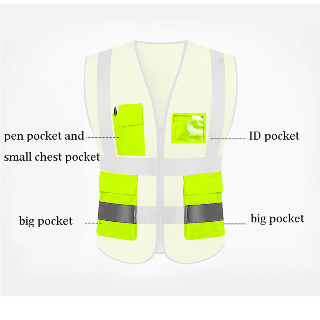 SUPSAS115 Reflective Safety Vest