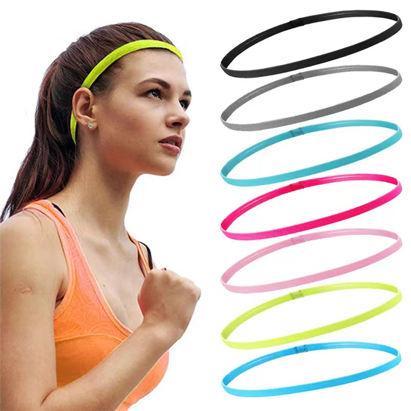 SUPSAS117 Silicone Non-Slip Elastic Sport Headbands