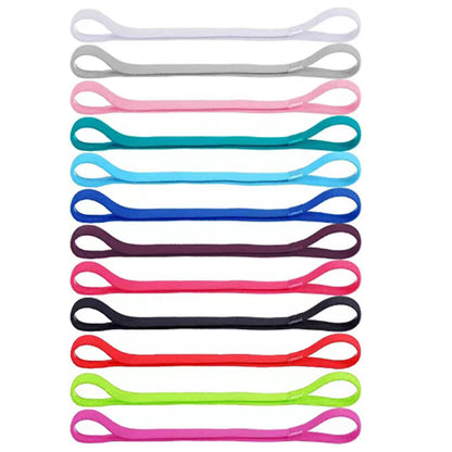 SUPSAS117 Silicone Non-Slip Elastic Sport Headbands