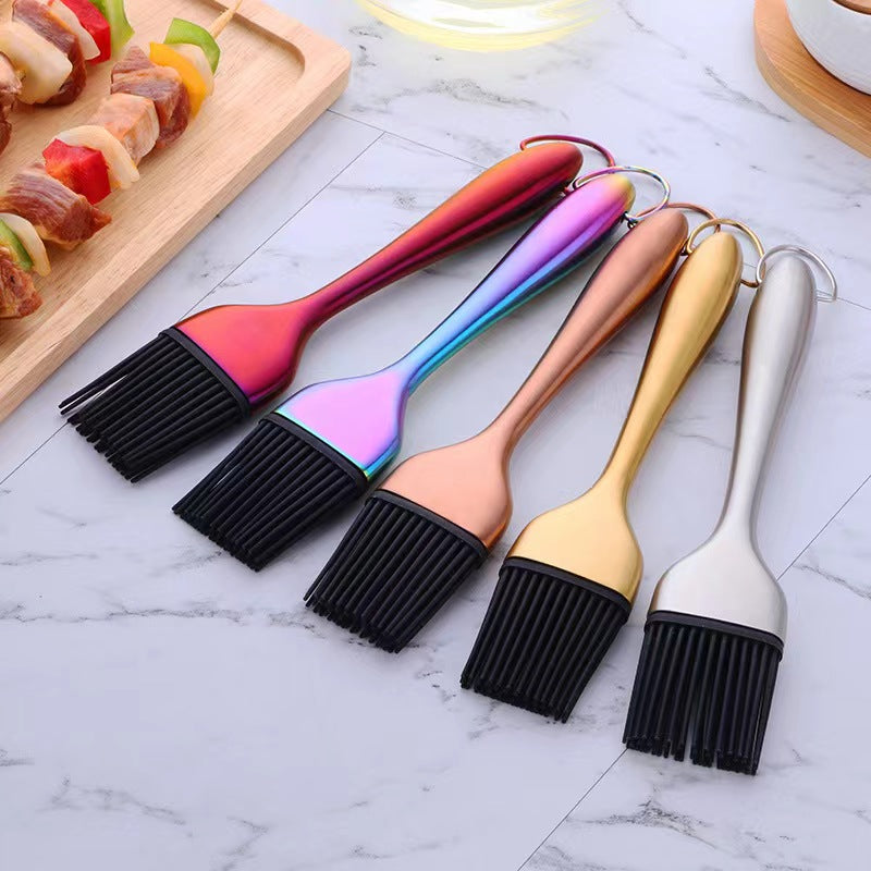 SUPSAS119 Titanium Rainbow Silicone Basting Brush