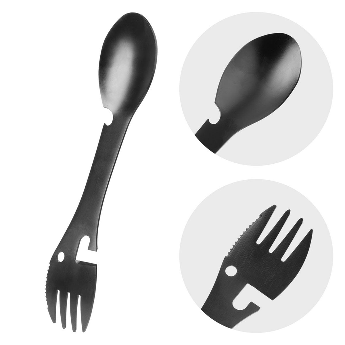 SUPSAS169 Portable Stainless Steel Multifunction Spoon Fork