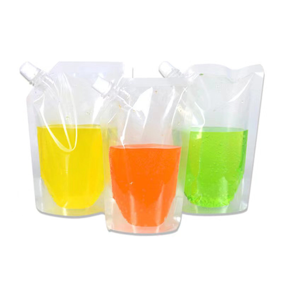 SUPSAS177 Plastic Flask Reusable Disposable Drink bags