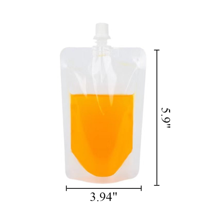 SUPSAS177 Plastic Flask Reusable Disposable Drink bags