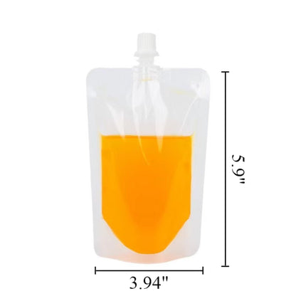 SUPSAS177 Plastic Flask Reusable Disposable Drink bags