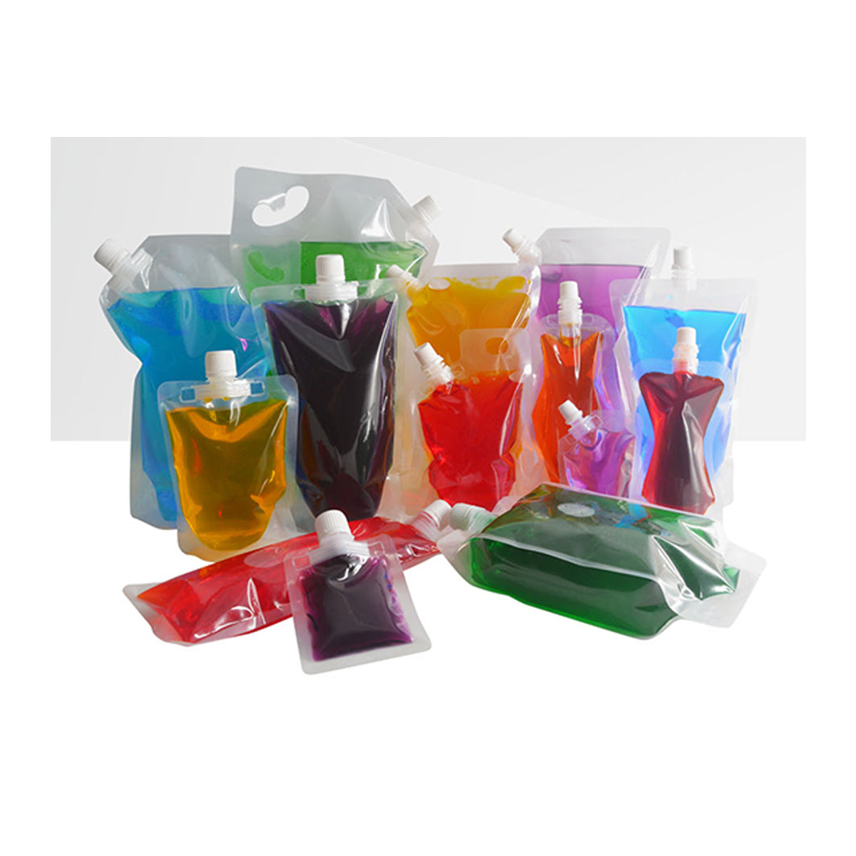 SUPSAS177 Plastic Flask Reusable Disposable Drink bags