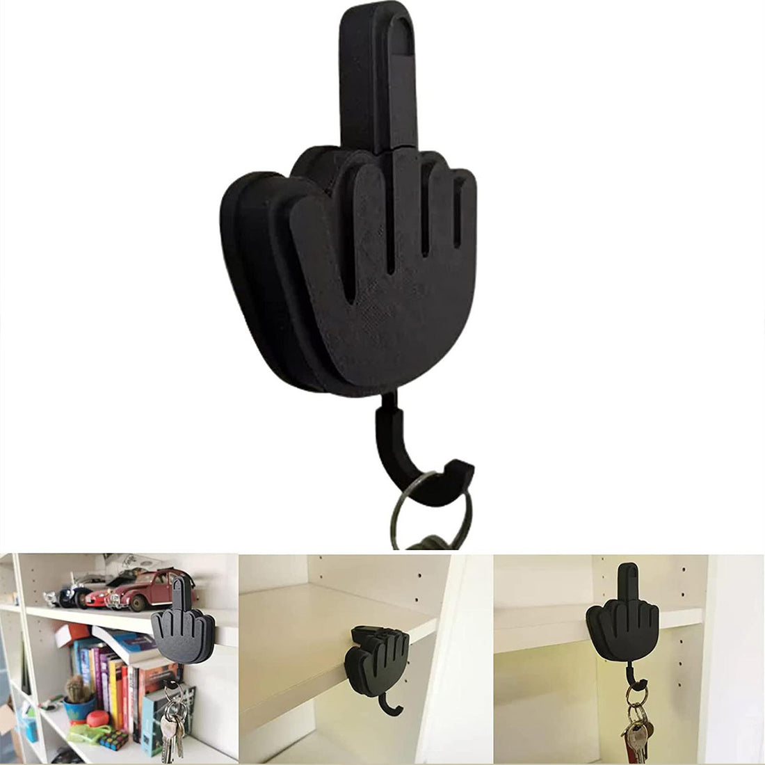 SUPSAS181 Middle Finger Key Hanger