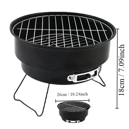 SUPSAS186 Portable Charcoal Grill with Cooler Tote