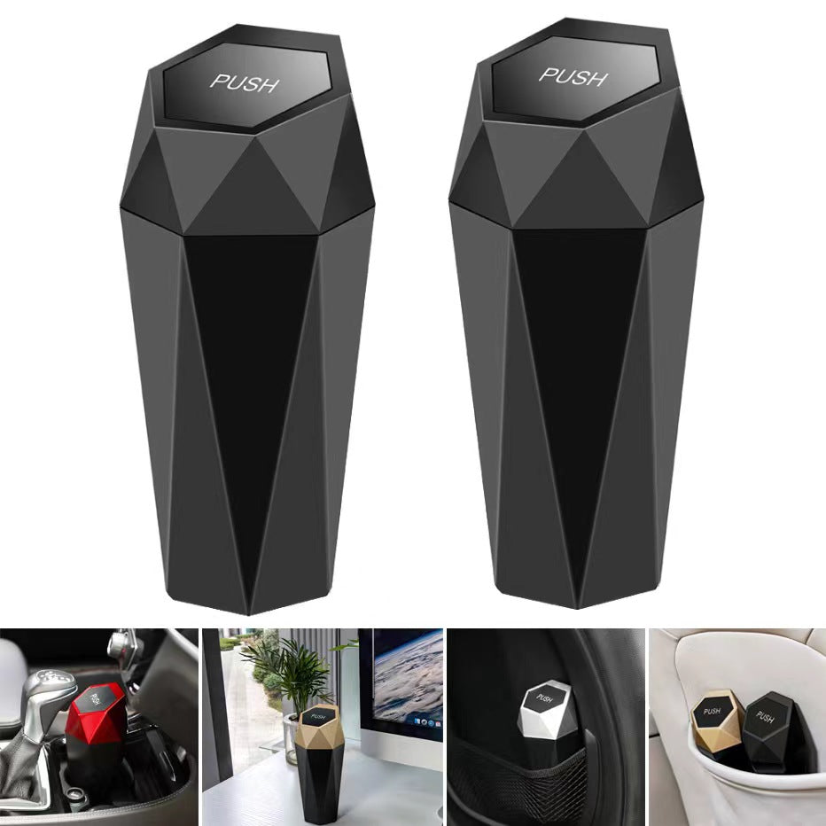 SUPSAS192 Car Dustbin Diamond Design