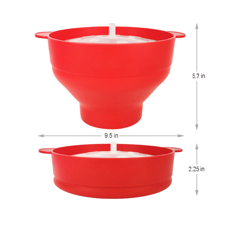 SUPSAS195 Silicone Microwave Popcorn Popper