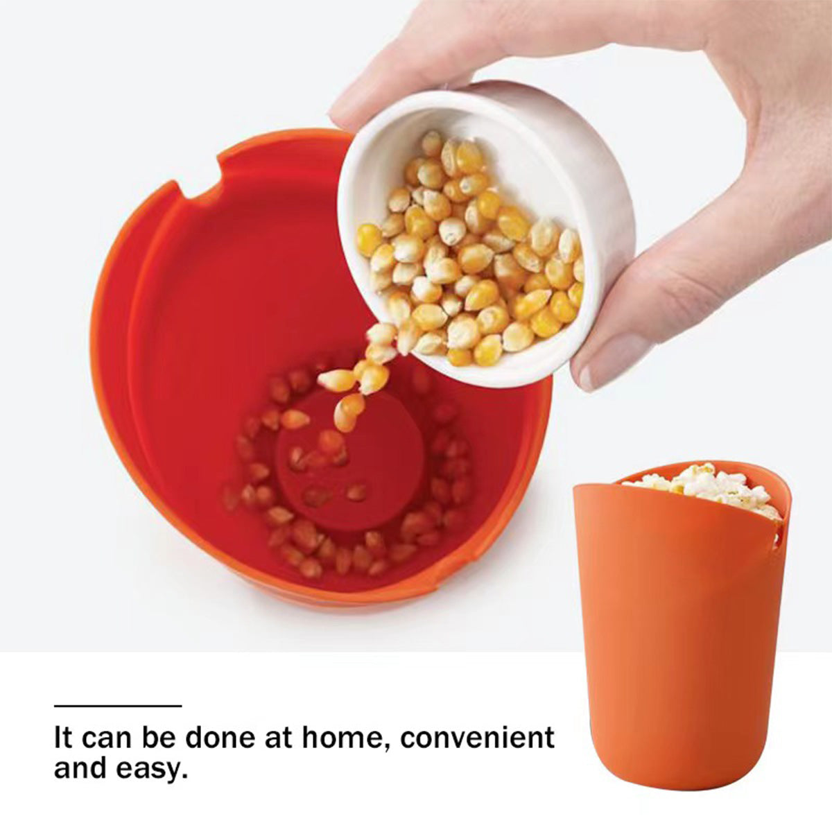 SUPSAS197 Popcorn Silicone Bowls