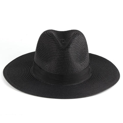 SUPSAS199 Straw Fedora Hat 