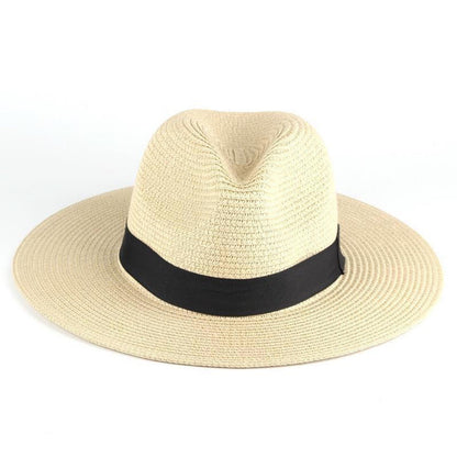 SUPSAS199 Straw Fedora Hat 