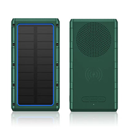 SUPSAS24 Solar Power Bank with Bluetooth Speaker