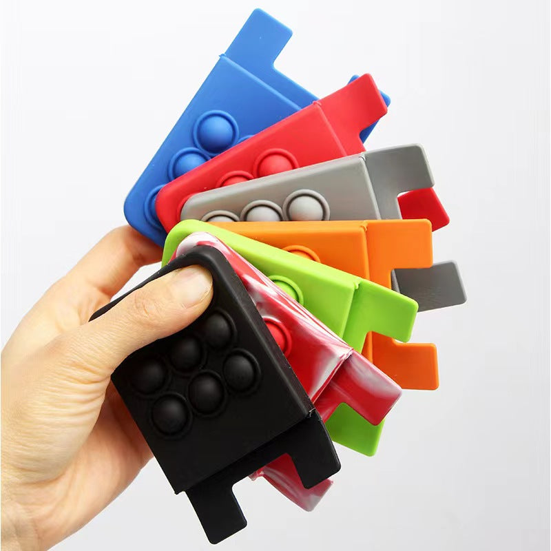 SUPSAS45 Fidget Silicone Phone Card Holder