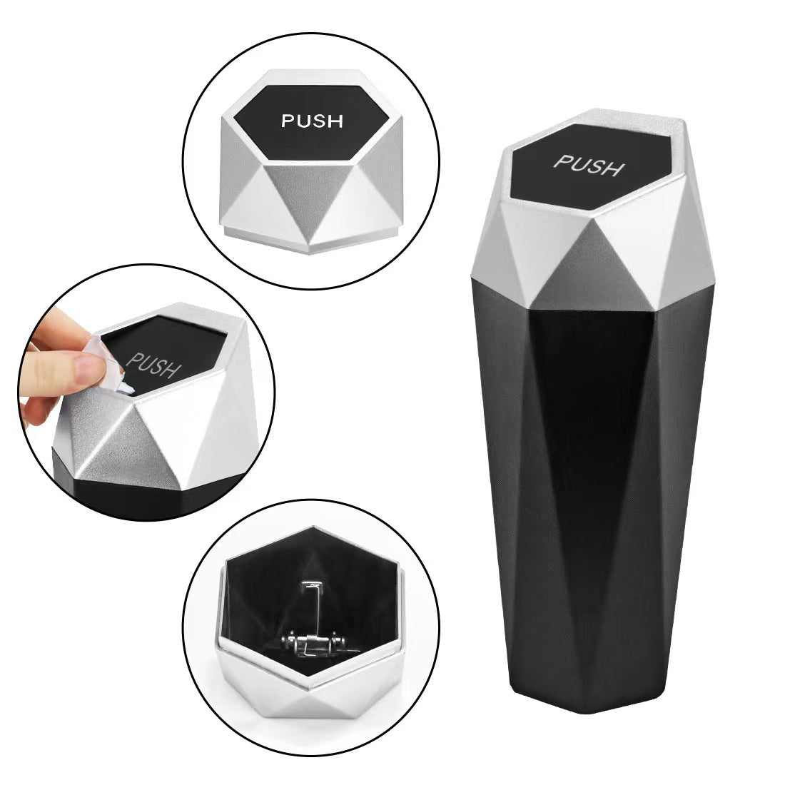 SUPSAS52 Diamond Design Mini Garbage Bin