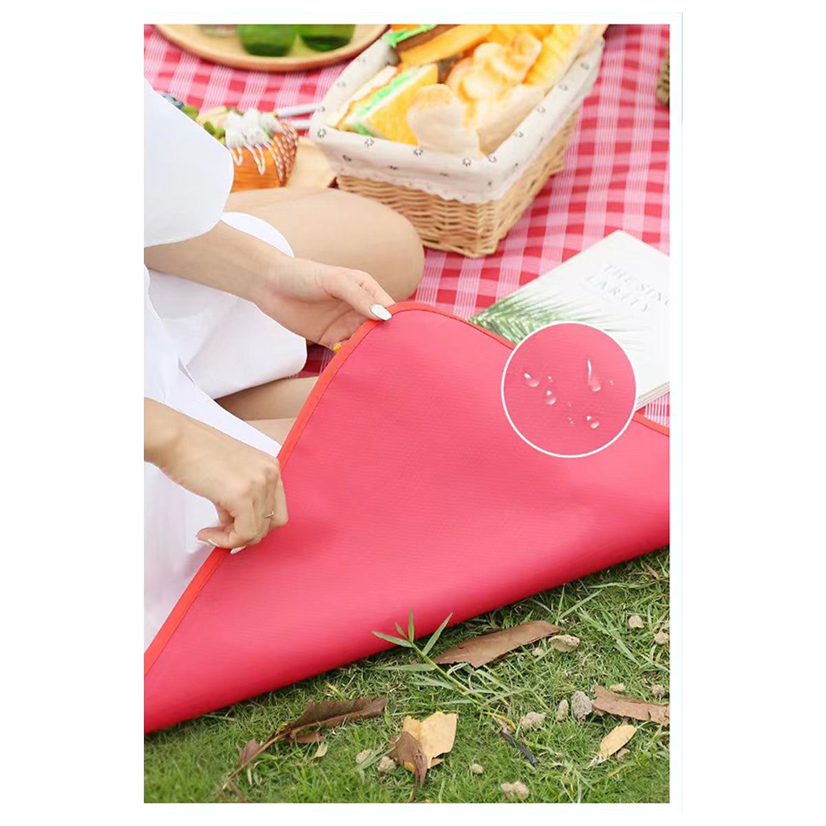 SUPSAS74 Durable Oxford Folding Picnic Mat