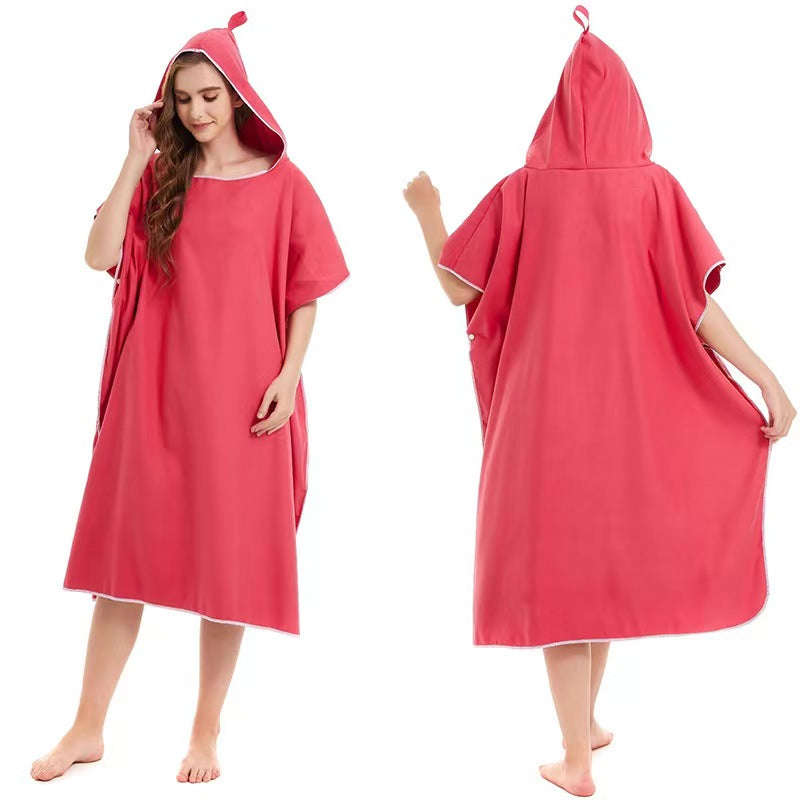 SUPSAS77 Surf Poncho Changing Robe with Hood