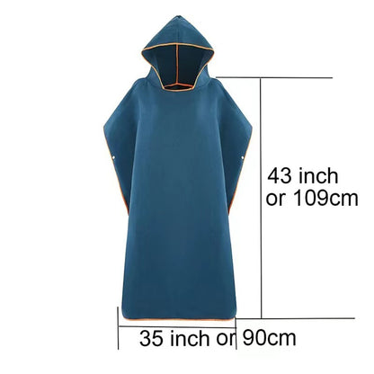 SUPSAS77 Surf Poncho Changing Robe with Hood