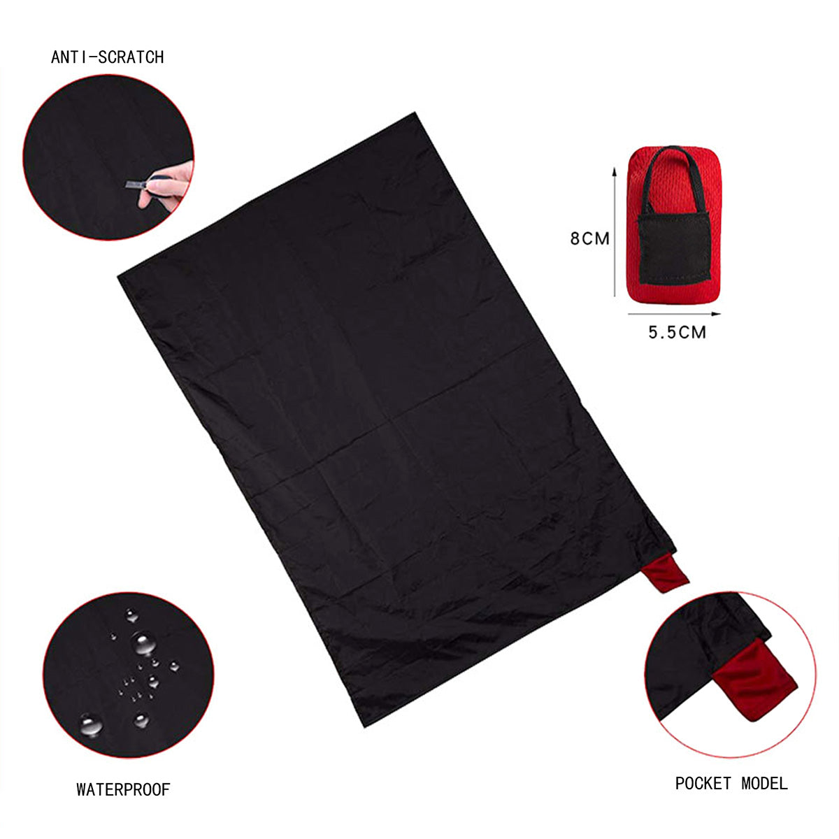 SUPSAS79 Mini Outdoor Pocket Blanket