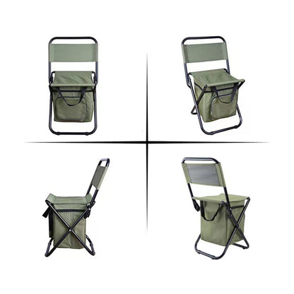 SUPSAS87 Folding Chair Seat with Cooler Bag