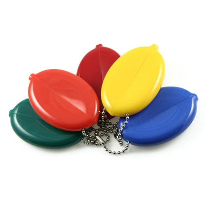 SUPSAS89 Oval Rubber Coin Purse