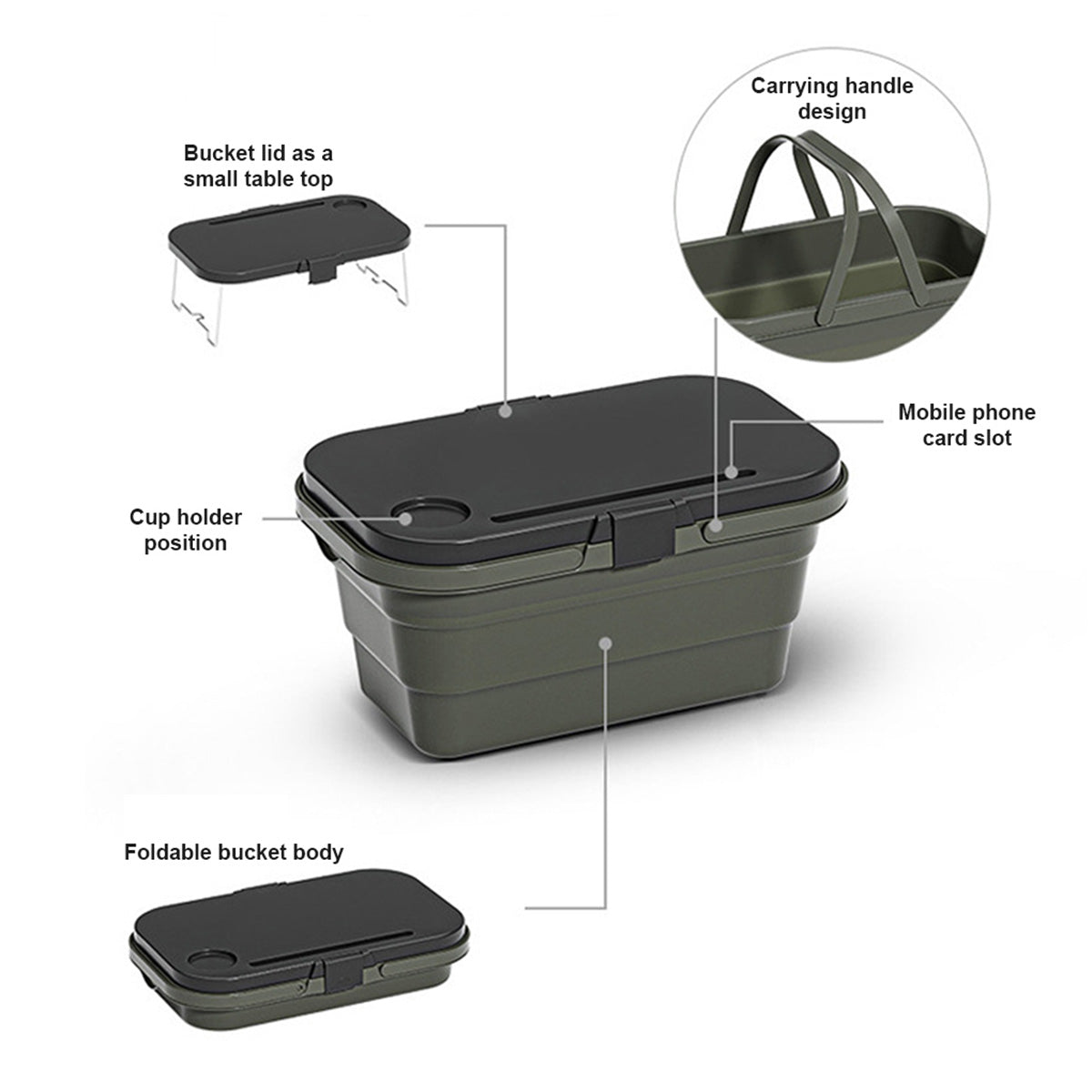 SUPSAS94 Collapsible Picnic Basket