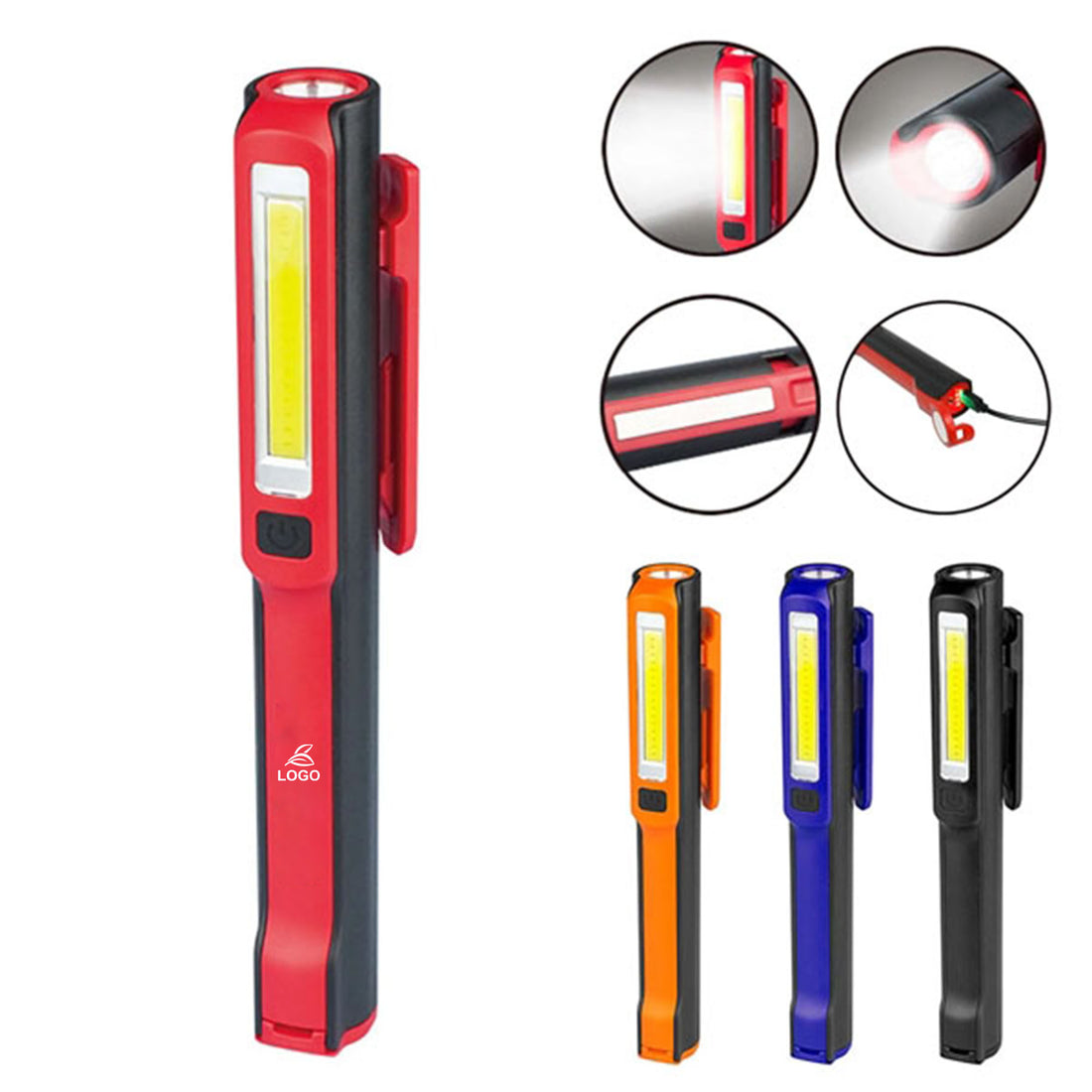 SUPSAW107 Portable COB LED Pocket Light