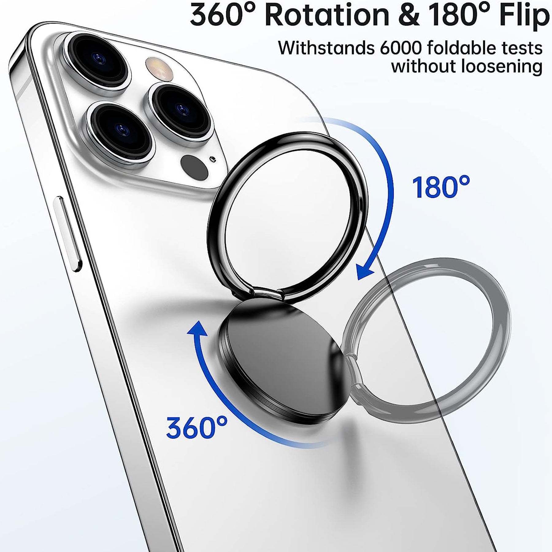 SUPSAW117 Metal Magnetic Mobile Phone Ring Holder Stand