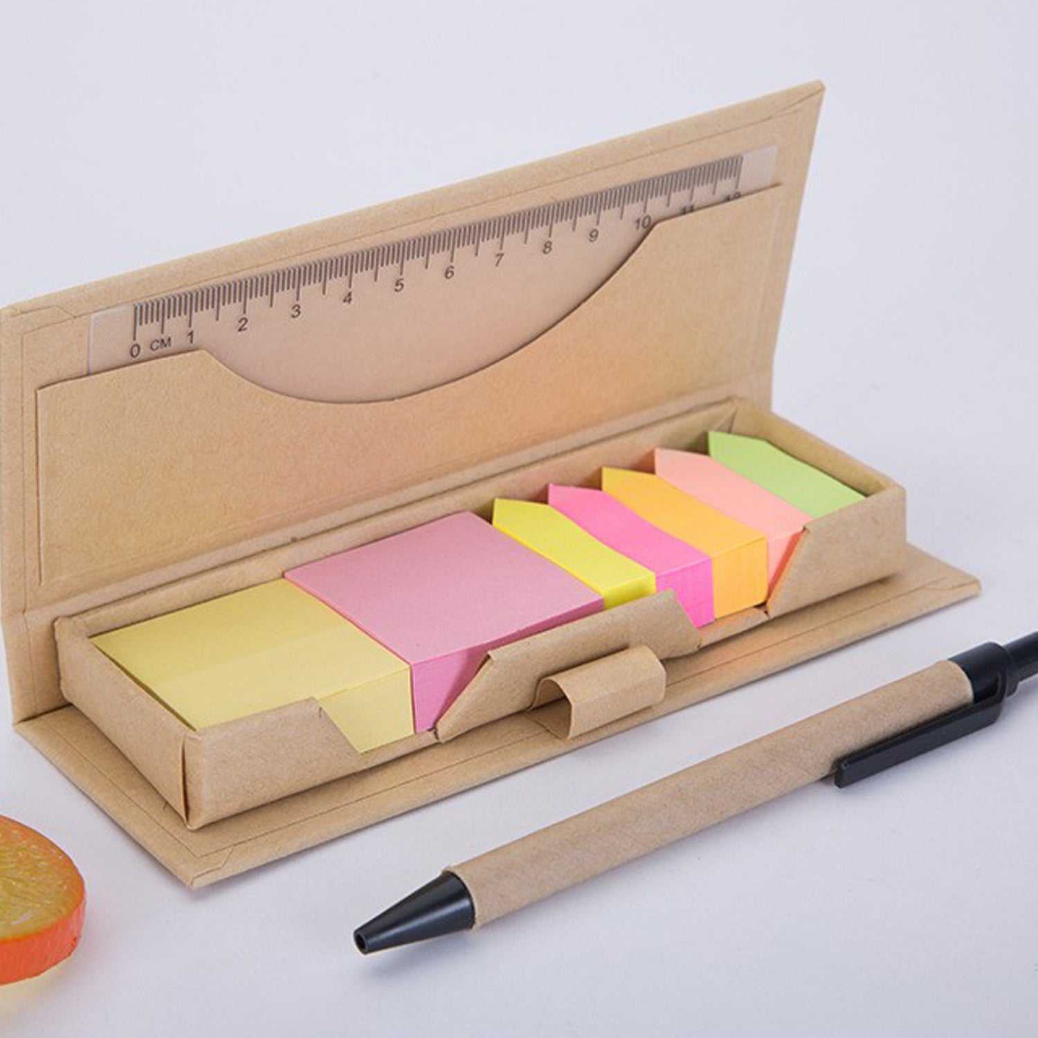 SUPSAW123 Colored Sticky Note with Kraft Package