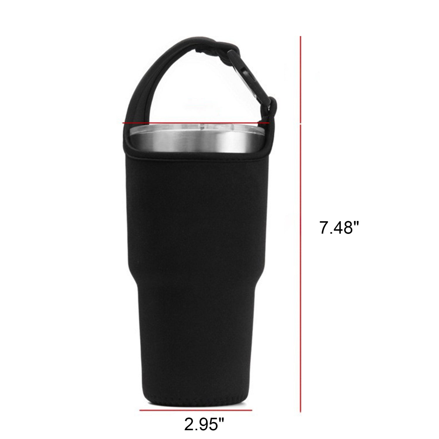 SUPSAW141 30Oz Tumbler Carrier Holder Water Bottle Handle Bag