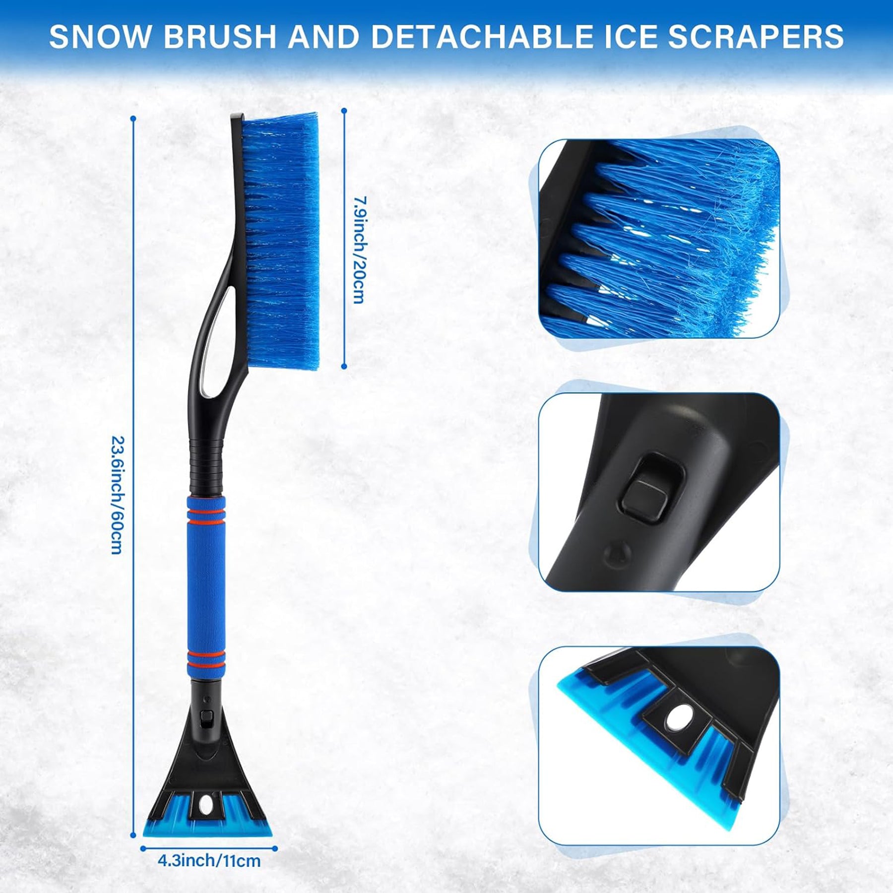 SUPSAW144 Ice Scraper Snow Brush