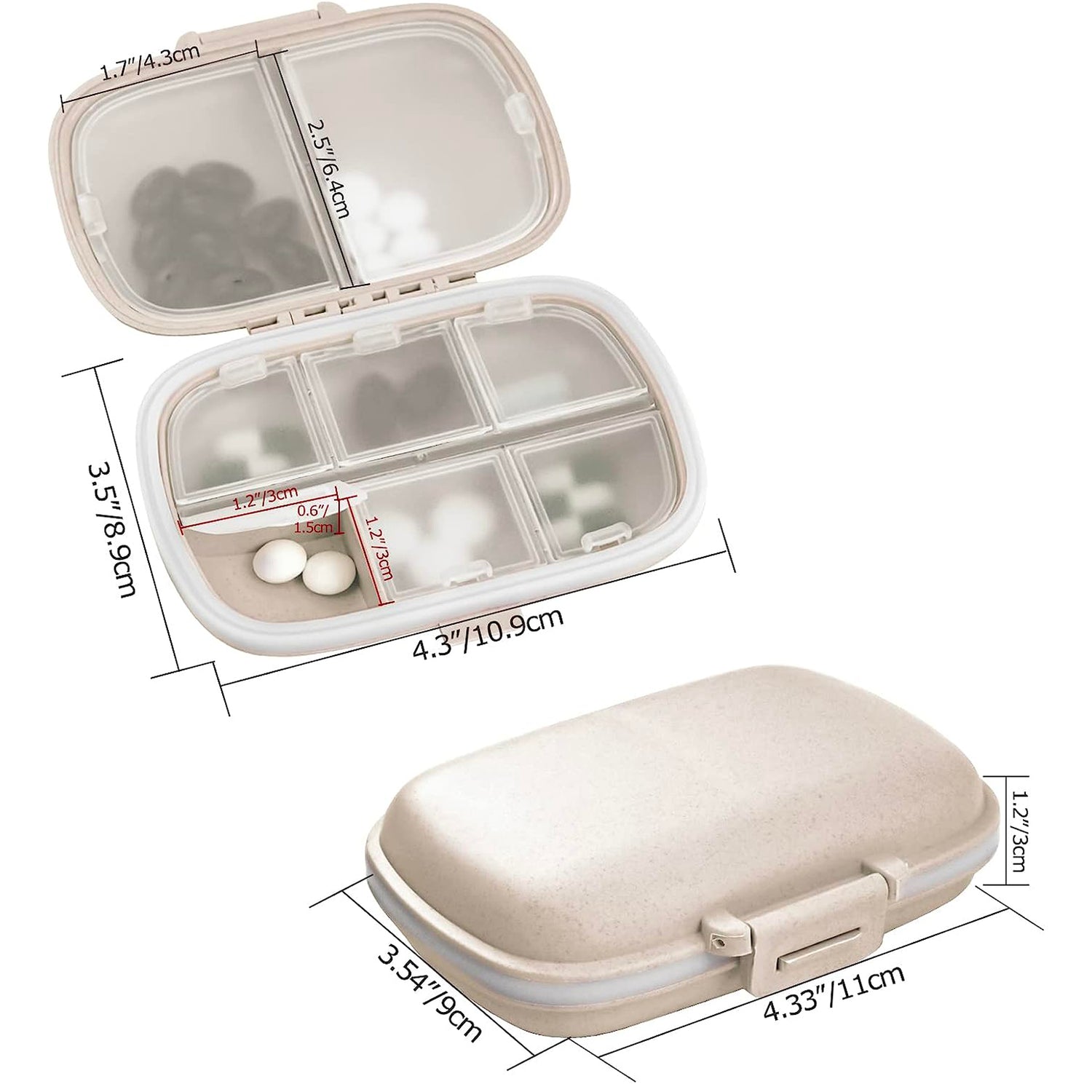 SUPSAW147 Travel Pill Organizer