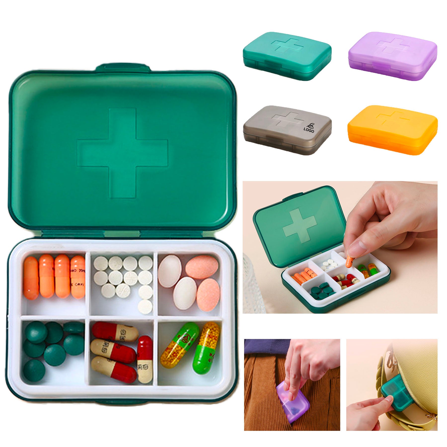 SUPSAW148 Daily Pill Organizer