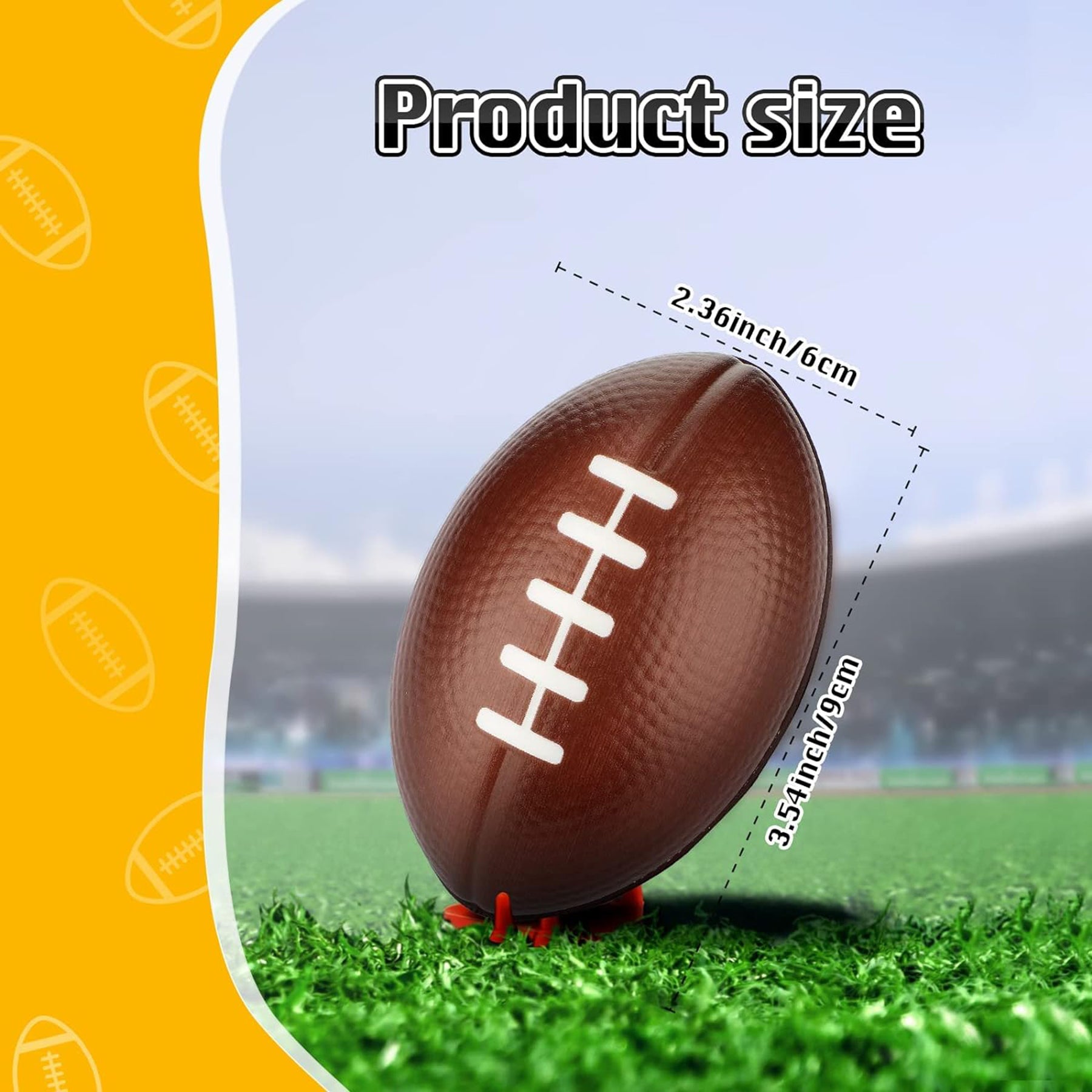 SUPSAW19 Football Stress Ball