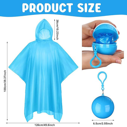 SUPSAW201 Disposable Emergency Raincoat Colorful Rain Poncho