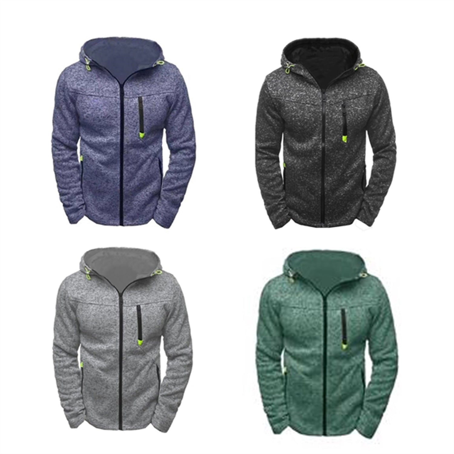 SUPSAW203 Sports Casual Fleece Hoodie Jacket