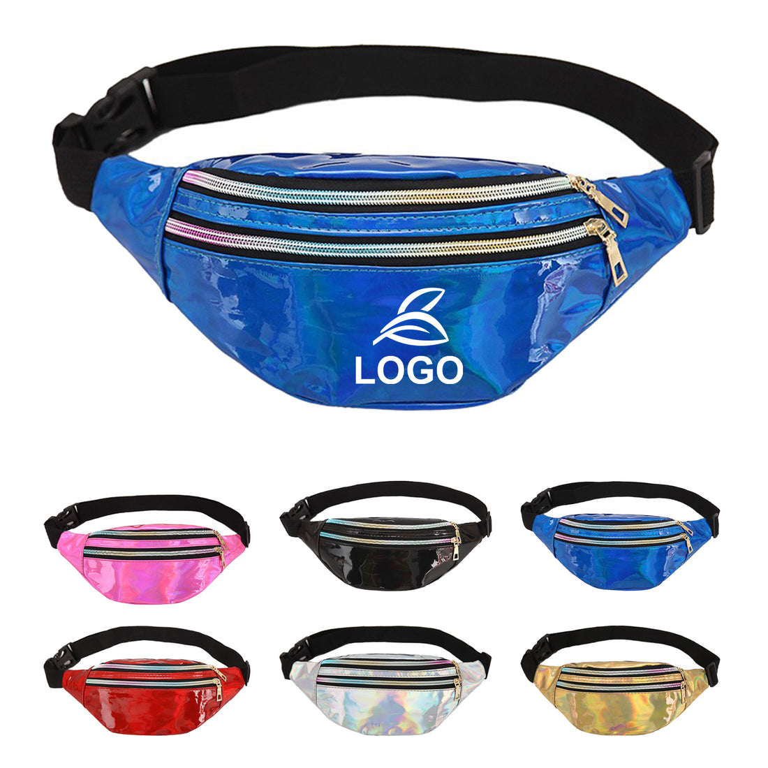 SUPSAW215 Laser Bright Surface PVC Waist Bag