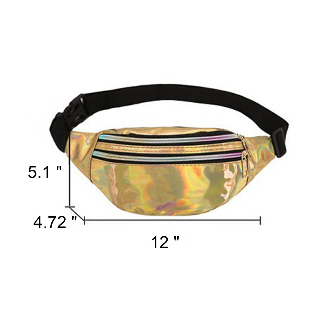 SUPSAW215 Laser Bright Surface PVC Waist Bag