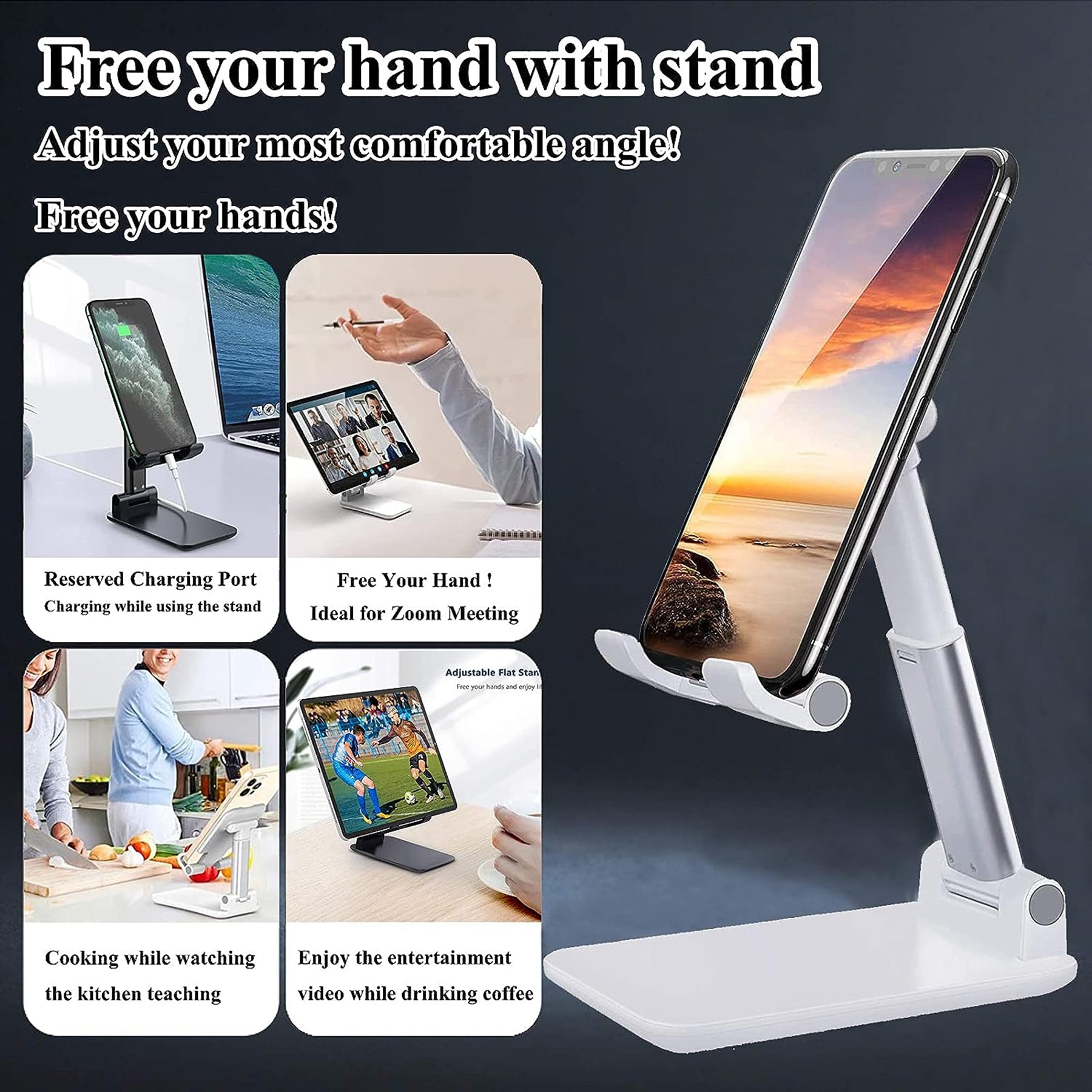 SUPSAW218 Adjustable Phone Stand and Holder