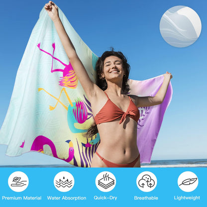 SUPSAW23 Microfiber Beach Towel