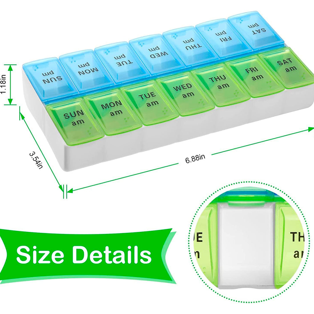 SUPSAW36 Pill Organizer